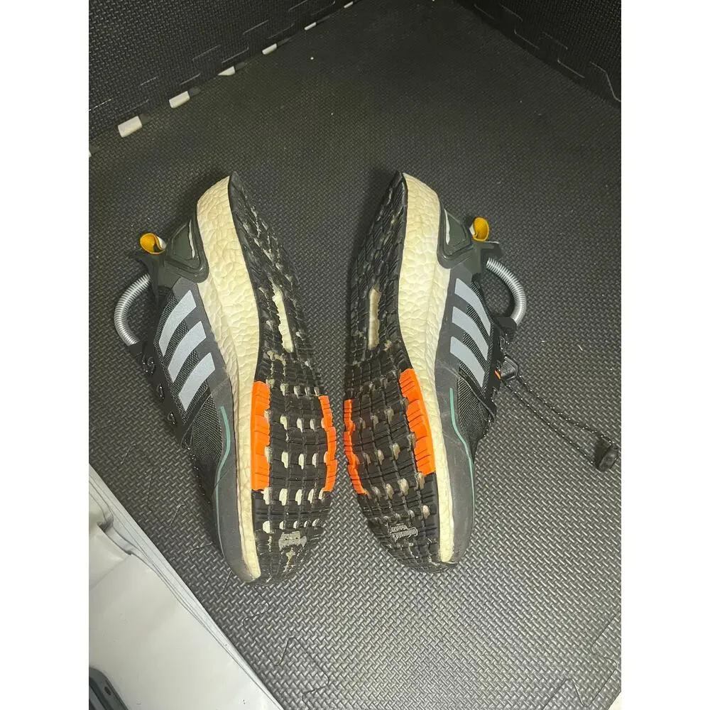 Adidas UltraBoost Winter.Rdy Black Signal Orange Men's Shoes Sneakers‎ Size 8